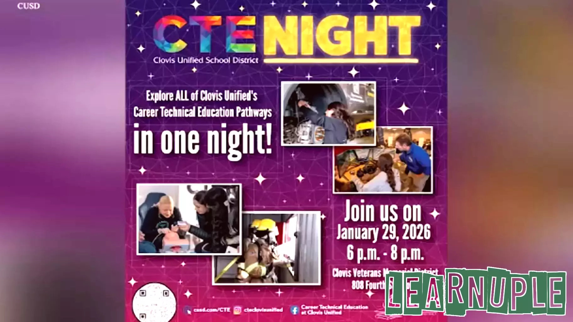 Explore Career Technical Education Pathways at Clovis Unified's CTE Night