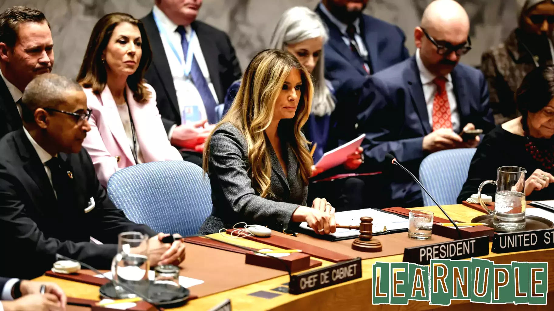 Melania Trump Promotes ‘Peace Through Education’ at U.N. as War With Iran Expands