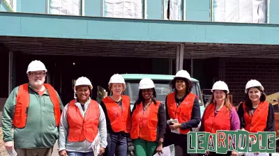 AAPS Board of Education tours new Mitchell Elementary construction