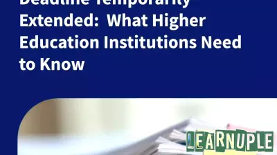 ACTS Survey Compliance Deadline Temporarily Extended:  What Higher Education Institutions Need to Know