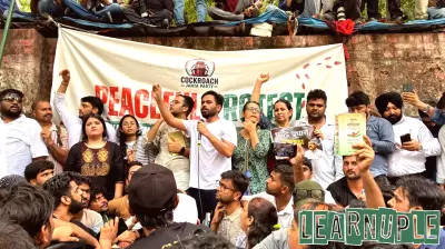 ‘I’m a cockroach’: Gen Z protest movement lands in Indian capital