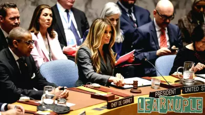 Melania Trump Promotes ‘Peace Through Education’ at U.N. as War With Iran Expands
