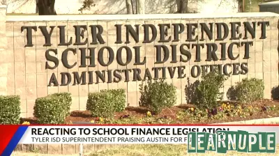 Tyler ISD Celebrates Texas Senate's Approval of $8.5 Billion Education Funding